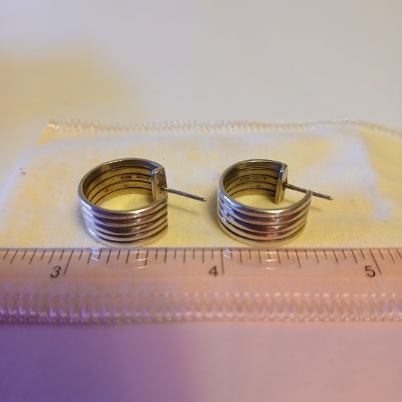 James Avery Retired Rayos Ear Posts - Picture 4 of 15